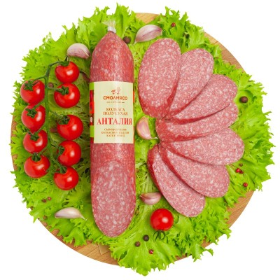 Анталия Сырокопченая полусухая  (СмолМясо)